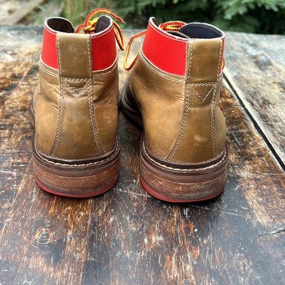 Cole Haan Chukka leather Oxford boots with red details Cranston C1 men’s sz 8.5 - Picture 5 of 12